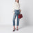 Jeans blu medio con VPatch sul retro