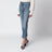 Jeans blu medio con VPatch sul retro