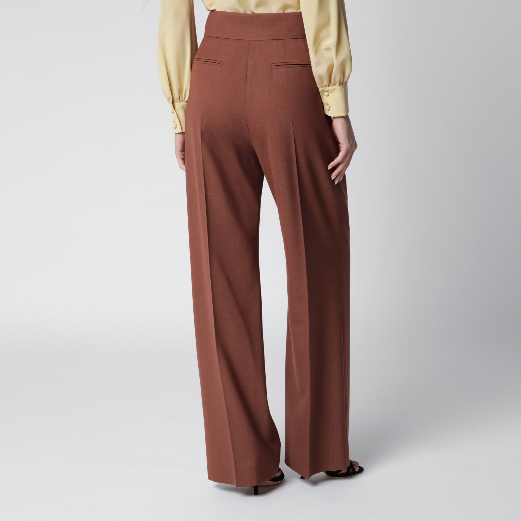 Light Brown Wool Trousers