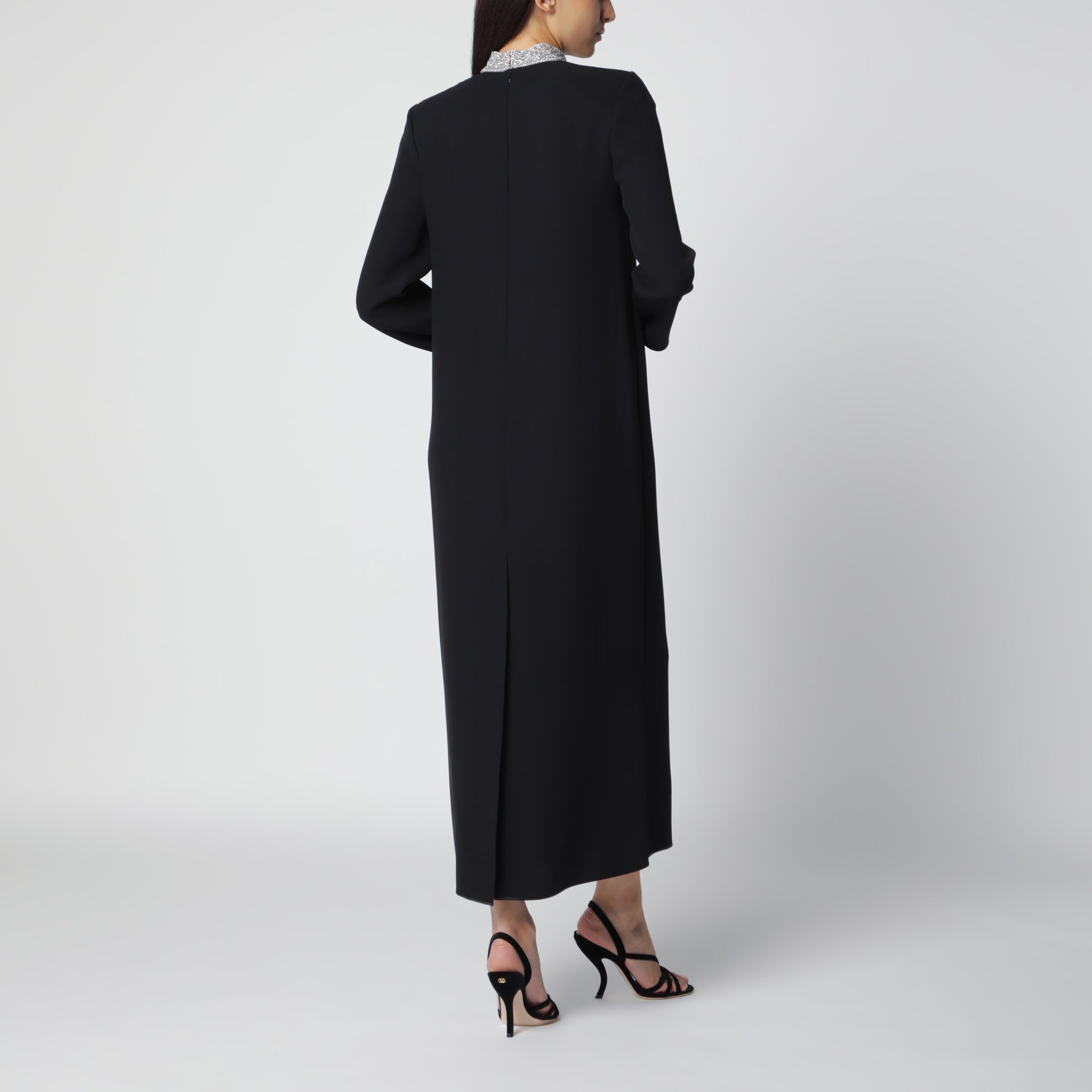 Abito Cady Couture in seta nero