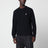 Blauer Pullover aus Wolle mit Logo-Patch