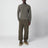Pull gris en laine avec patch logo