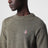 Pull gris en laine avec patch logo