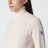 Maglia dolcevita beige chiara in lana