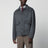 Giacca overshirt grigia in misto lana e cashmere