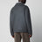 Giacca overshirt grigia in misto lana e cashmere