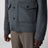 Giacca overshirt grigia in misto lana e cashmere