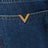 Jeans blu con dettaglio Vlogo