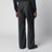 Gray wool-blend pants