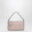 Borsa piccola Rockstud color poudre in vitello granato