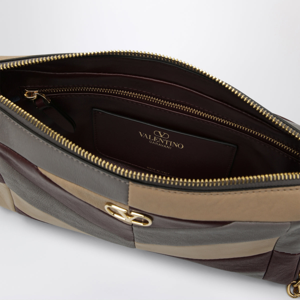 Small Panthea Chevron multicolour nappa shoulder bag