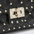 Black Rockstud Spike leather bag