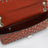 Rockstud Spike Tasche aus Leder in Poppy