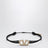 Adjustable VLogo Signature bracelet with crystals