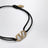 Adjustable VLogo Signature bracelet with crystals