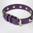Bracelet Rockstud violet en cuir