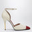 Butter White/Rote Sinead Pumps aus Ziegenleder