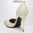 Butter White/Rote Sinead Pumps aus Ziegenleder