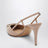 Décolleté slingback VLogo Signature color cipria in vernice