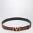 Ceinture VLogo Signature caramel en cuir