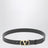 VLogo Signature Black Calfskin Belt