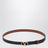 Cintura VLogo Signature reversibile nera/caramello