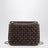 Rockstud Spike Medium Brown Suede Shoulder Bag