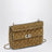 Medium Rockstud Spike havana beige suede bag