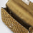 Medium Rockstud Spike havana beige suede bag
