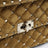 Medium Rockstud Spike havana beige suede bag