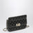 Borsa a mano mini Rockstud Spike in pelle nera