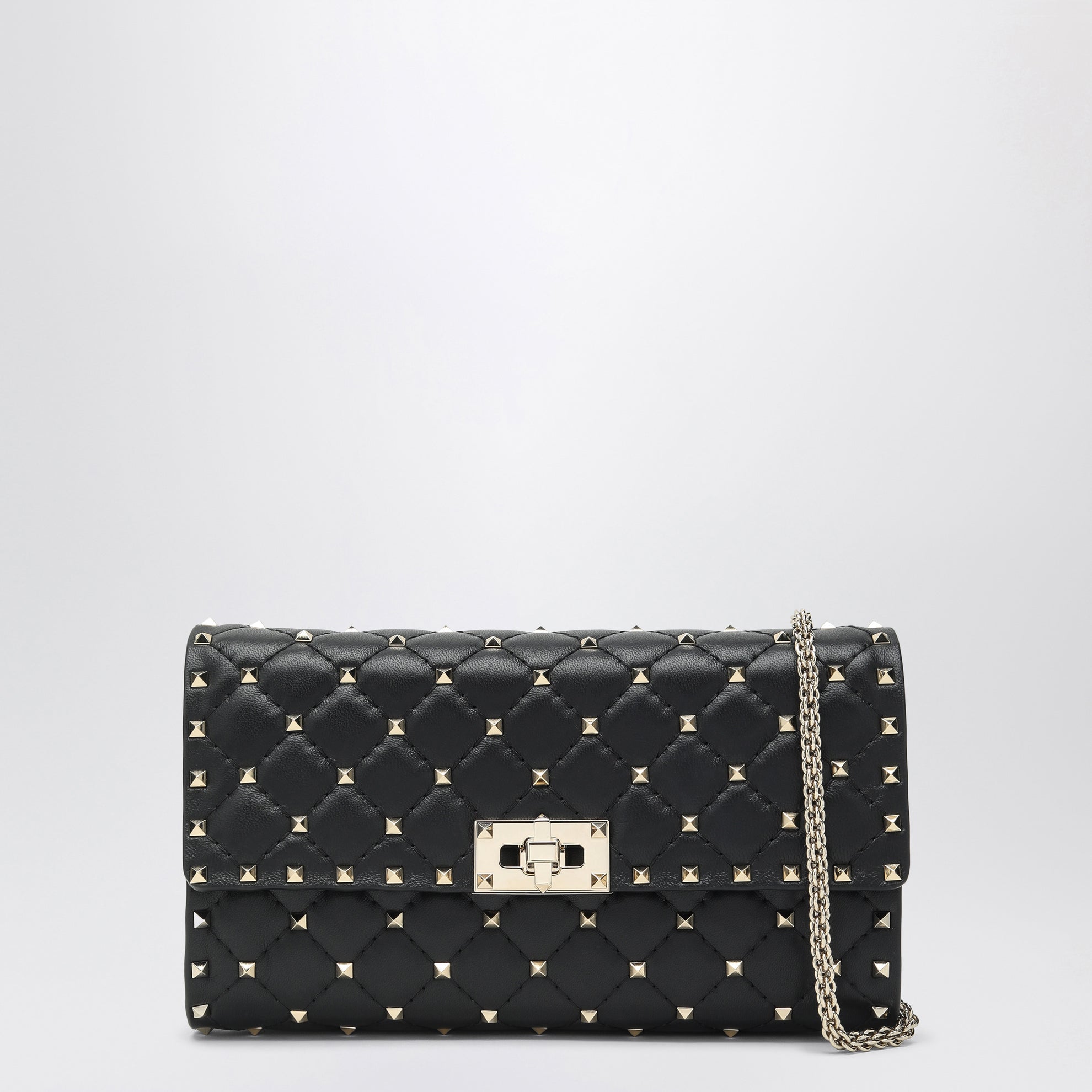 Borsa a tracolla Rockstud Spike nera