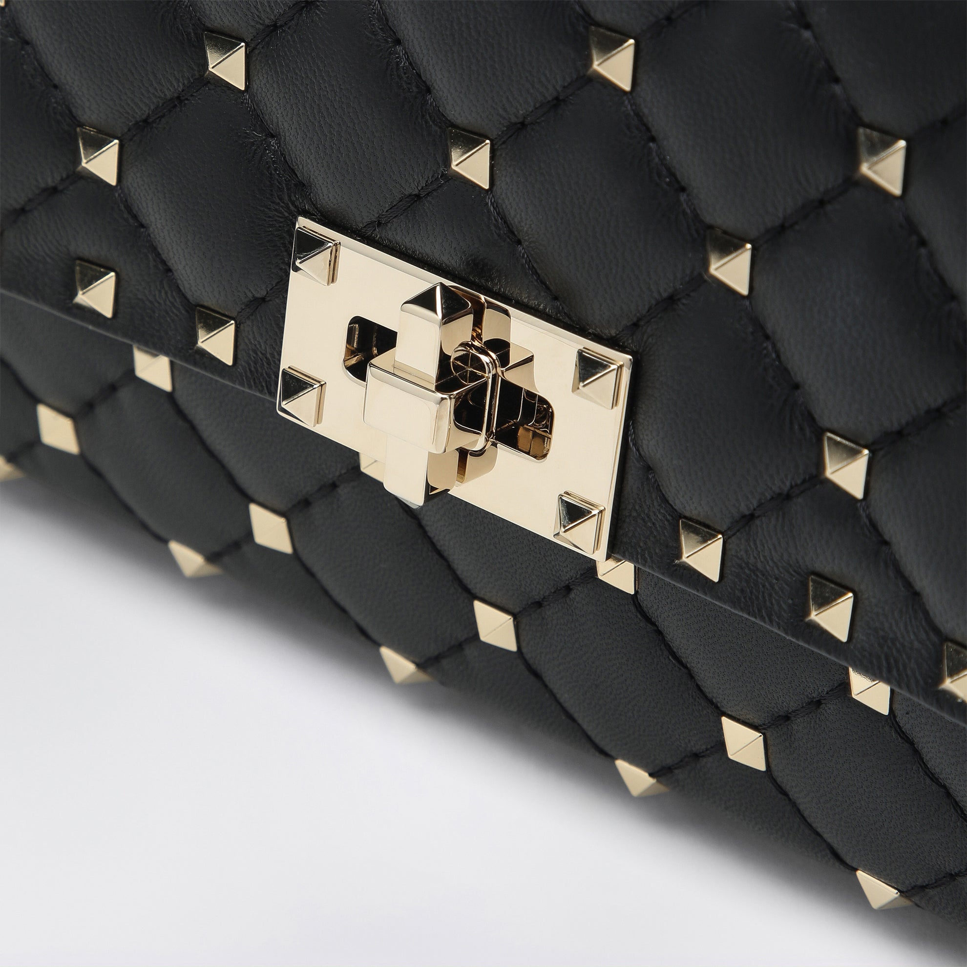 Borsa a tracolla Rockstud Spike nera