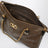 Panthea bag in tundra-colored nappa leather with chevron pattern