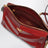 Small Panthea shoulder bag in suede and nappa leather with Chevron pattern