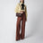 Panthea small shoulder bag in ebony brown