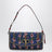 Blue VLogo Signature bag with beaded embroidery
