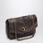 Djuna medium brown suede and nappa shoulder bag