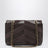 Djuna medium brown suede and nappa shoulder bag