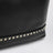 Medium Rockstud shopper bag in black leather