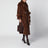 Sac Rockstud marron en daim