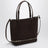 Sac Rockstud marron en daim
