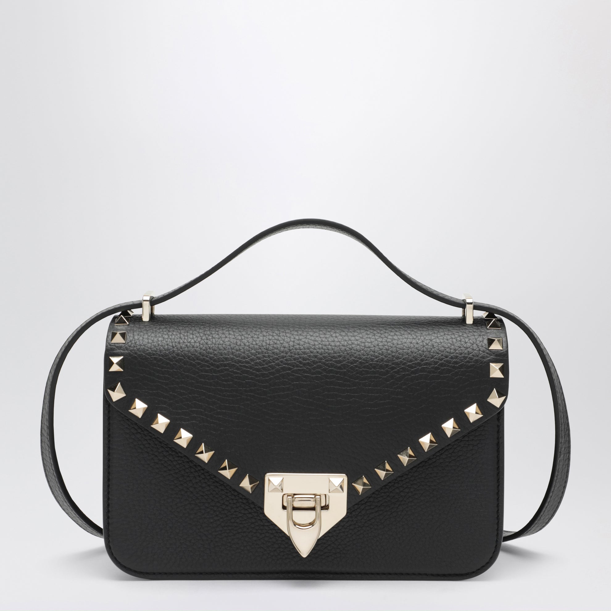 Sac bandoulière Rockstud en cuir de veau