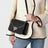 Borsa a tracolla Rockstud in vitello