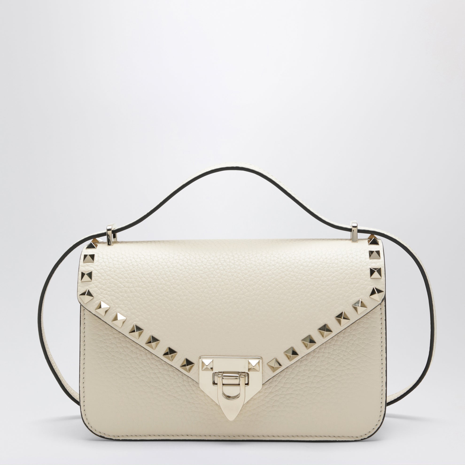 Borsa a tracolla Rockstud avorio