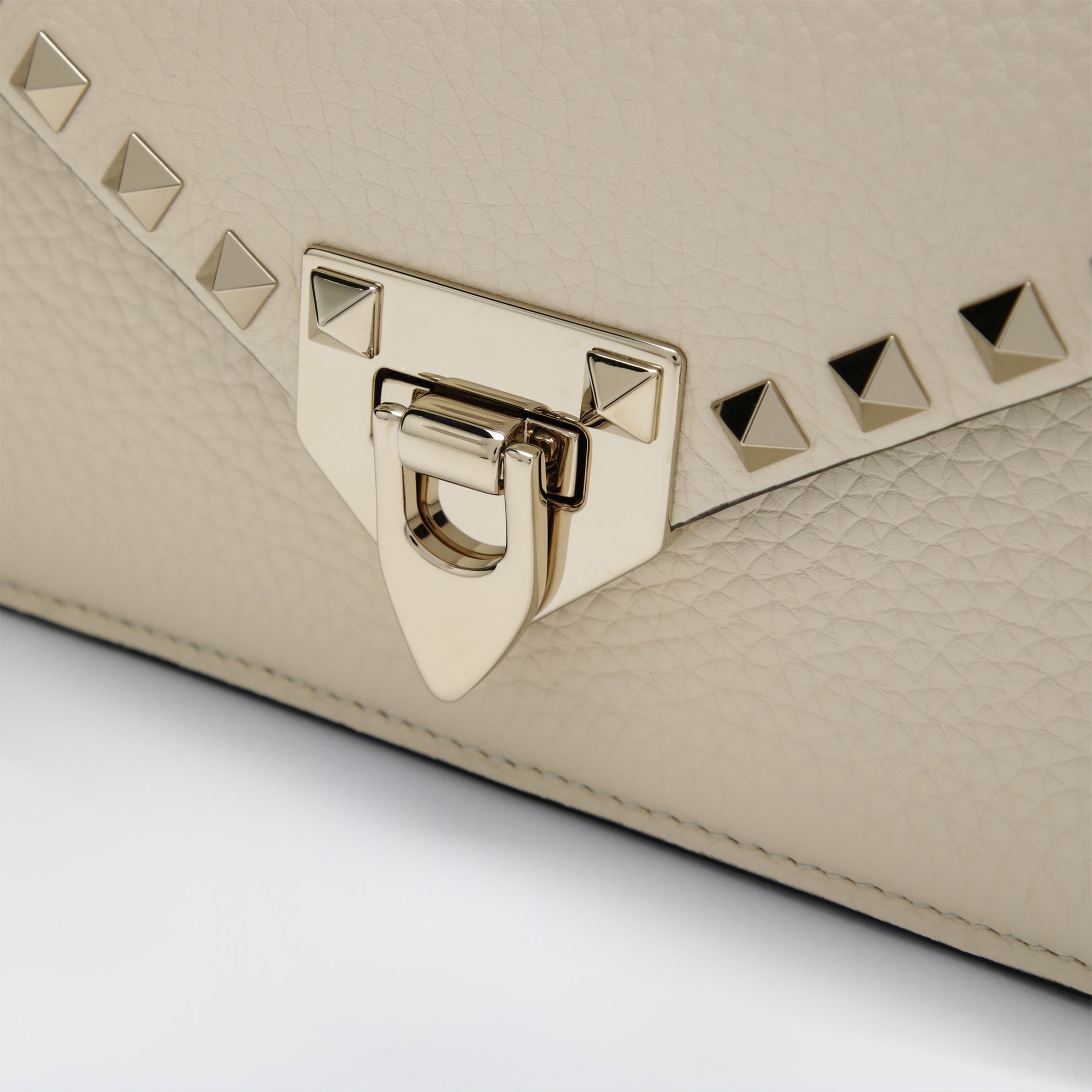 Borsa a tracolla Rockstud avorio