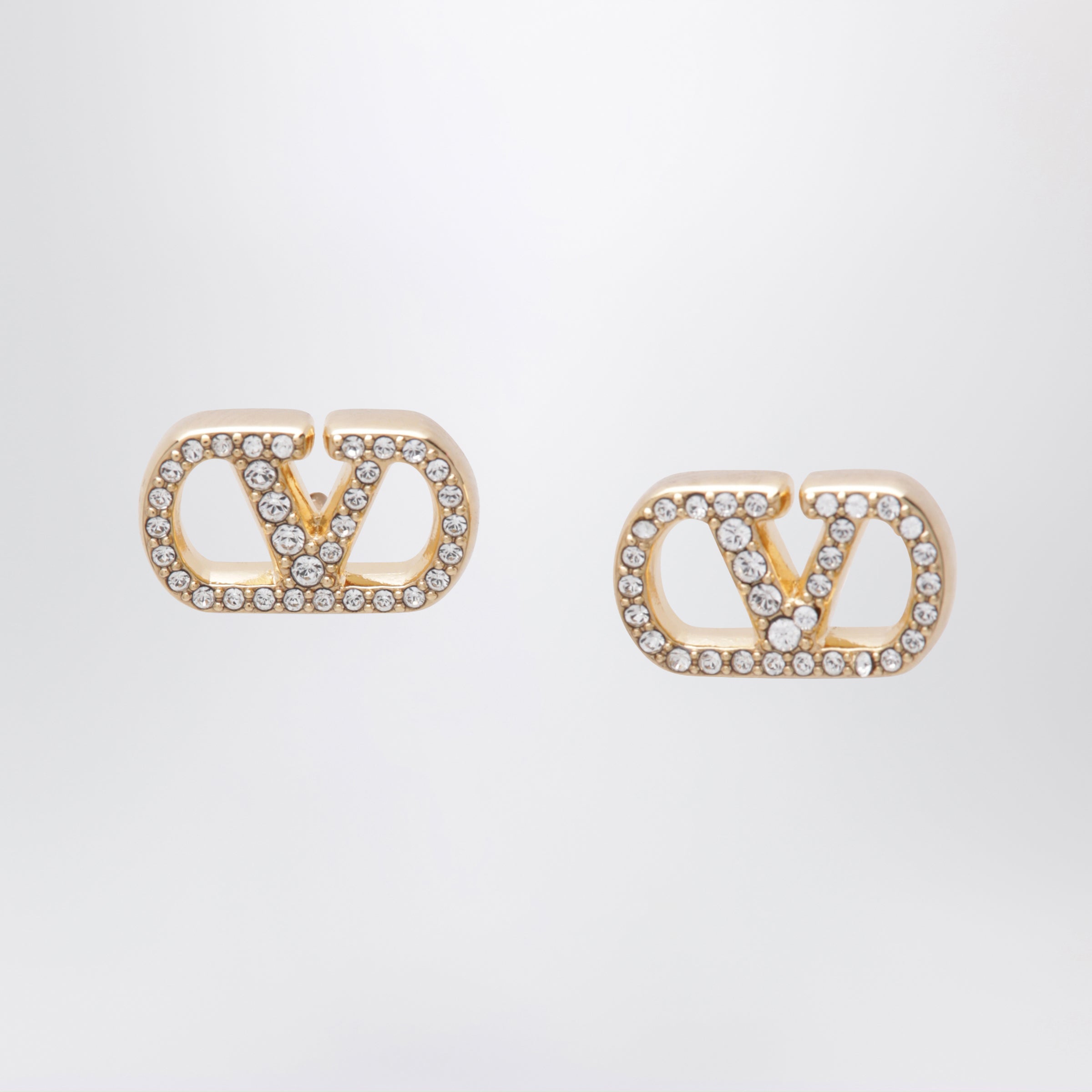Valentino Garavani Gold-tone VLogo Signature earrings with