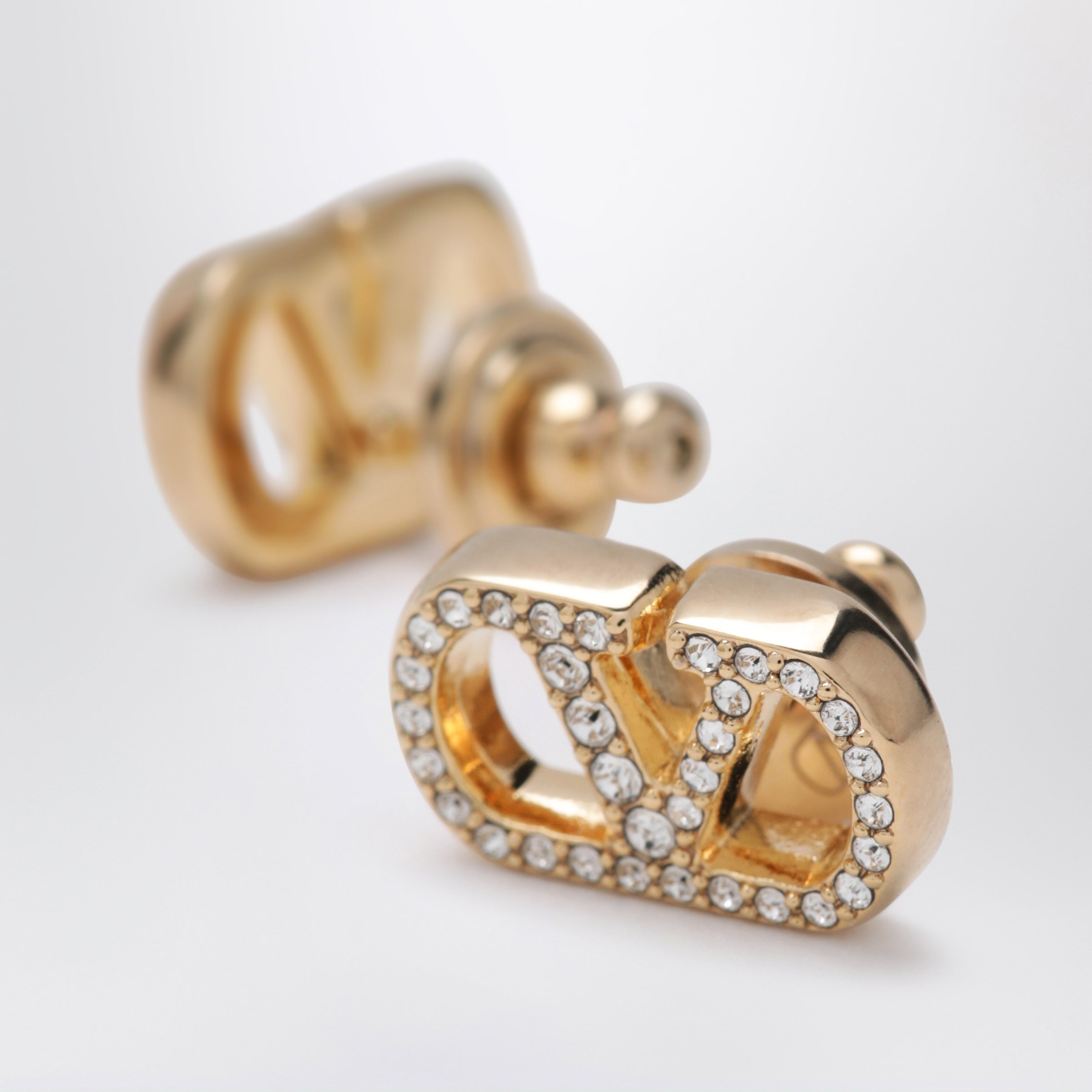 Valentino Garavani Gold-tone VLogo Signature earrings with