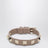 Bracciale Rockstud in pelle color cipria
