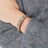 Bracciale Rockstud in pelle color cipria